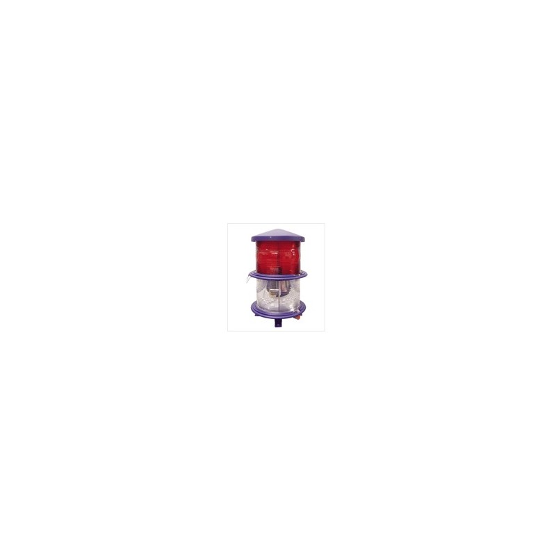 One Beacon Dual Red/White Strobe FAA Type L-864/L-865 Controller