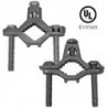 1/2\" - 1\" Bolted Water Pipe Ground Clamps