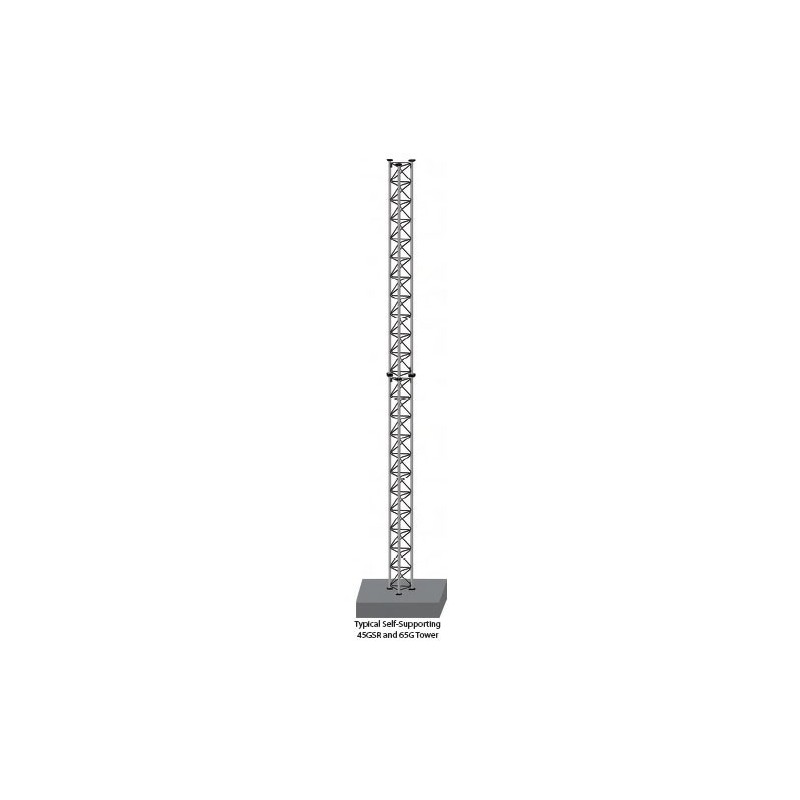 45GSR, 45G TOWER KIT, SOLID ROD, UP TO 110 MPH, , 20\' TALL