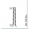 RSL SERIES SELF SUPPORTING TOWER, 20 FEET TALL, 25\" TOP WIDTH, 32\" BOTTOM WIDTH,