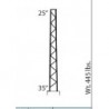 ROHN RSL SELF SUPPORTING TOWER, 30 FEET TALL, 25\" TOP WIDTH, 35\"  BOTTOM WIDTH