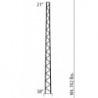 ROHN RSL SELF SUPPORTING TOWER, 50 FEET TALL, 21\" TOP WIDTH, 38\" BOTOTM WIDTH