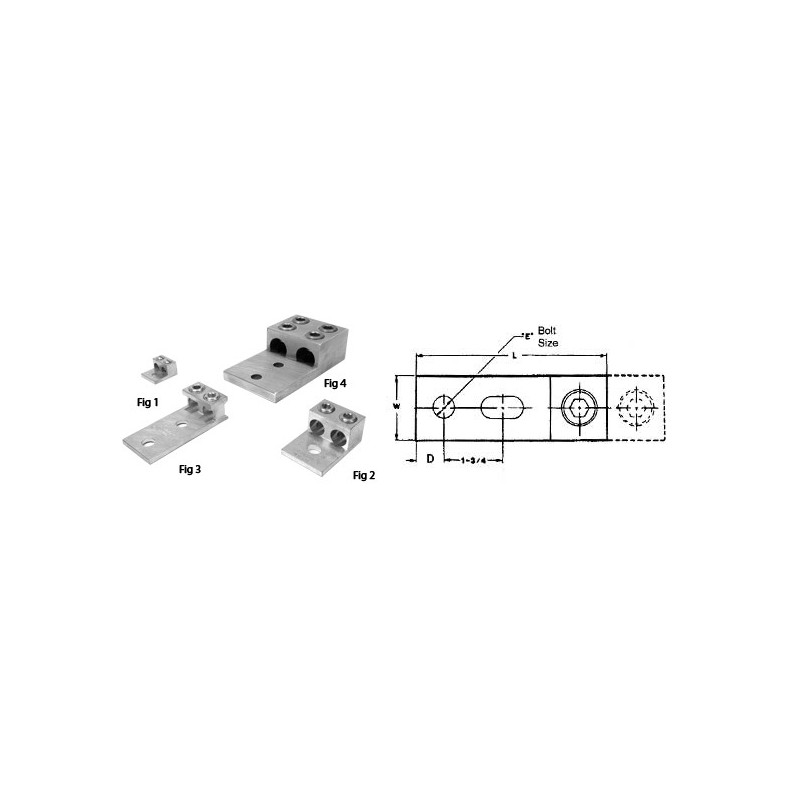 2/0-14 Dual-Rated Solderless Connectors