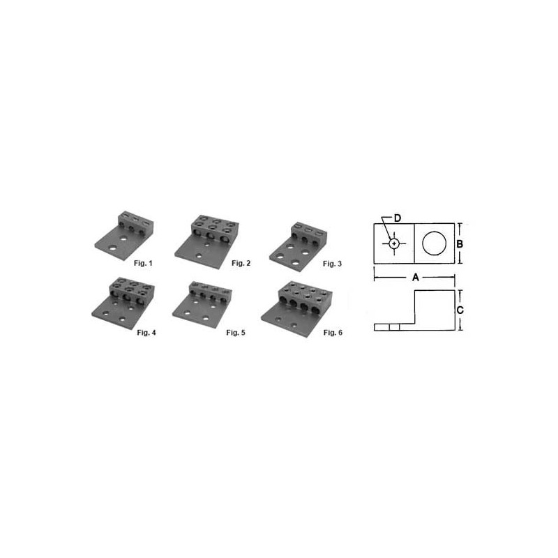 350-6 Dual-Rated Solderless Connectors