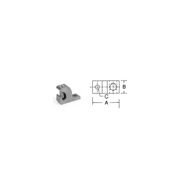4-14 Direct Burial Copper Lay-In Lug