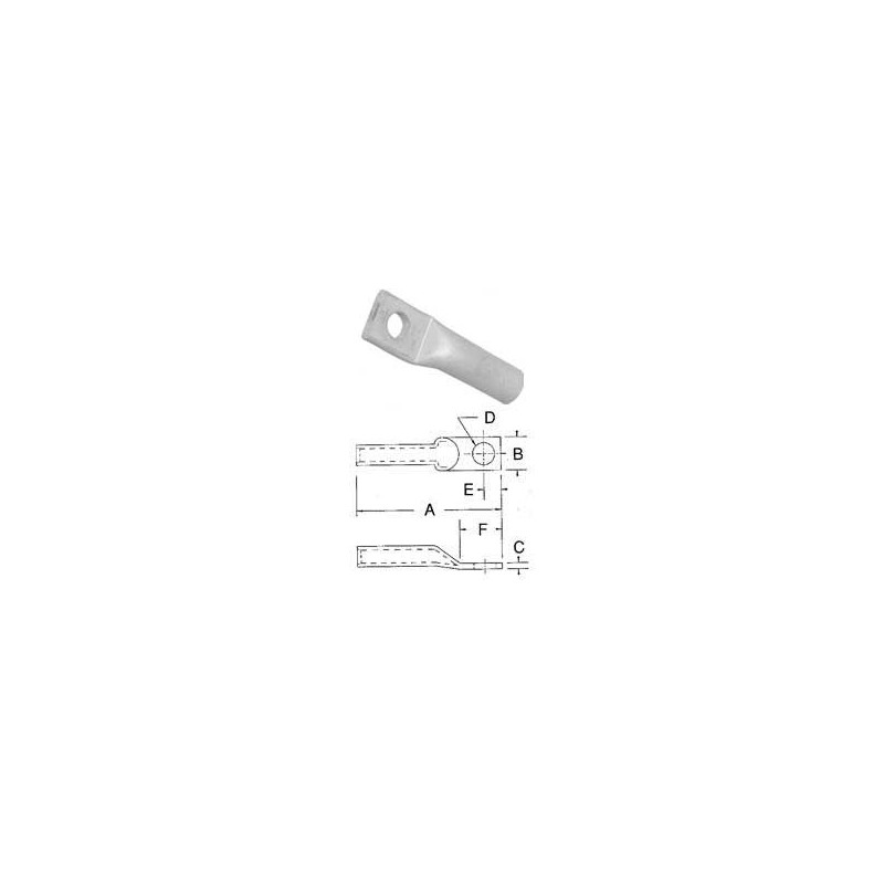 4 Blue 71169-2 Dual-Rated Compression Connectors