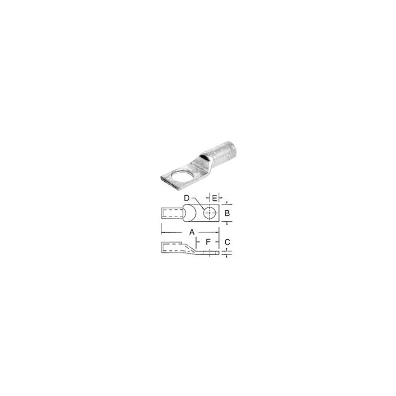 2.53 Purple 71039-8 One-Hole Short Barrel Copper