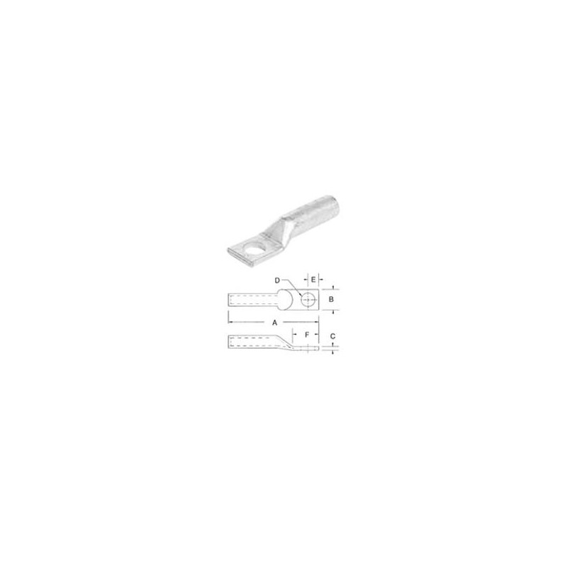 3.53 Purple 71066-4 One-Hole Long Barrel Copper