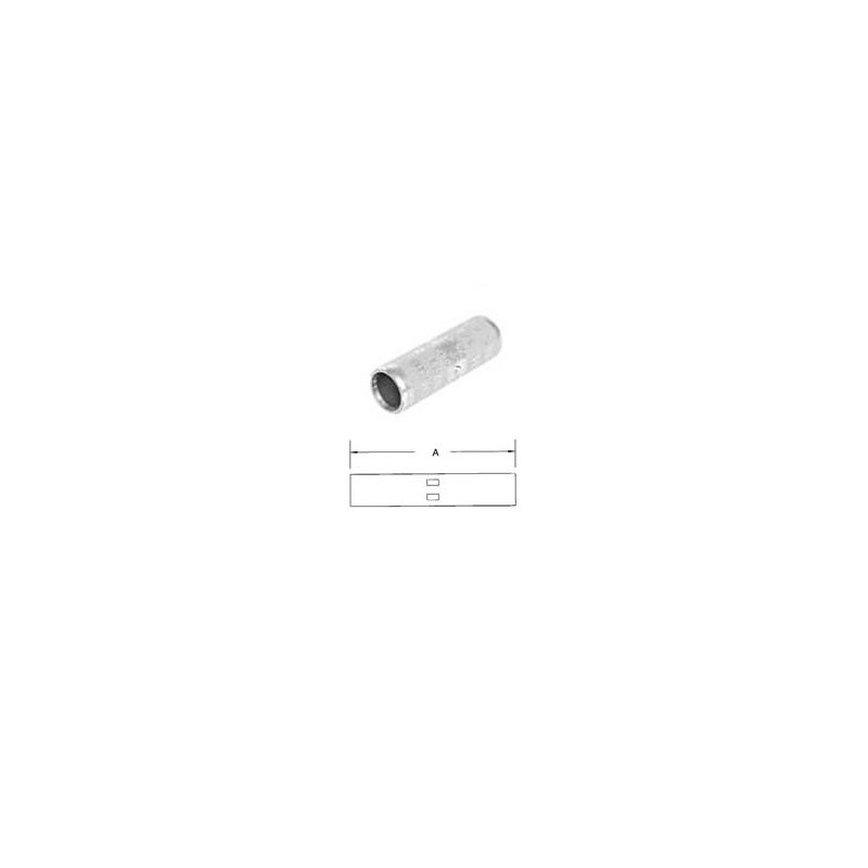 1.87 Pink 71225-5 Short Barrel Copper Compression Splices