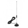 2\" Mag Mount / Whip Enclosed, 3 dB, 890 - 960 MHz, 12\' RG-174, SMA