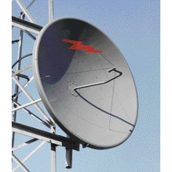2.4 m - 8 ft Standard Parabolic, Low VSWR Unshielded Antenna, single-polarized, 5.725-6.425 GHz