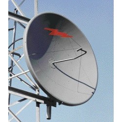 3.7 m - 12 ft Standard Parabolic, Low VSWR Unshielded Antenna, single-polarized, 5.725-6.425 GHz