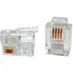 RF Industries RJ11-6P4C-1K