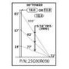 25G 90ft 90MPH Guyed Tower