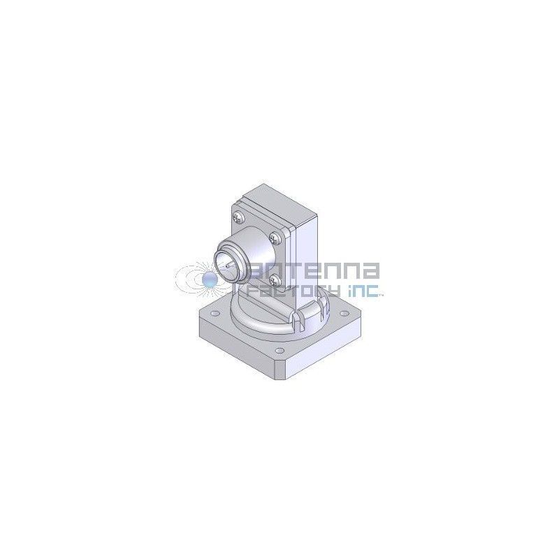 WR-229 Right Angle Waveguide to Coaxial Adapter, 3.30-4.90 GHz