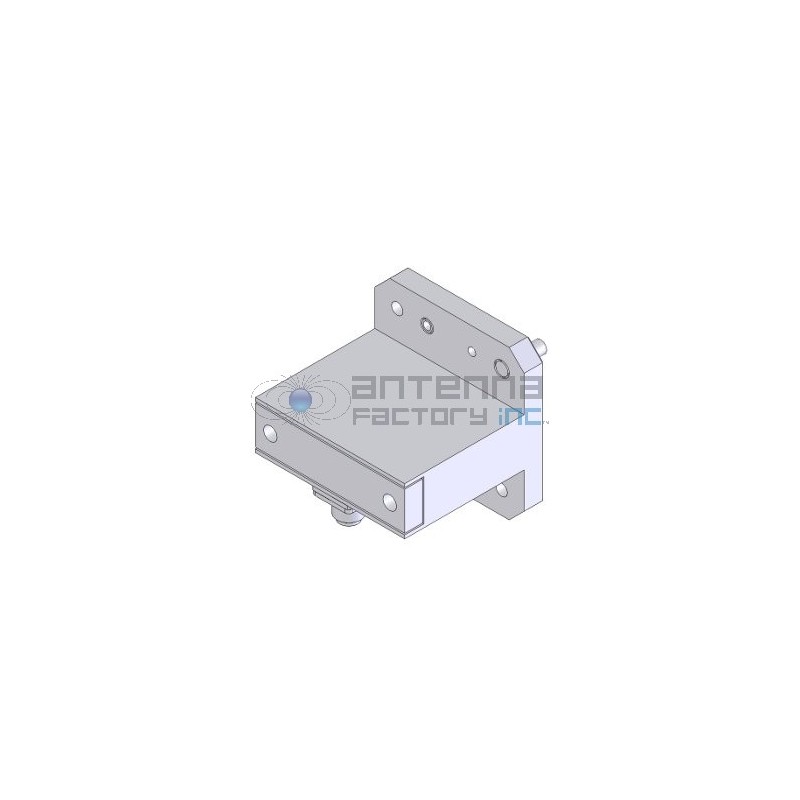 WR-750 Double Ridge Waveguide to Coaxial Adapter, 7.5-18 GHz