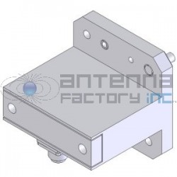 WR-650 Double Ridge Waveguide to Coaxial Adapter, 1.12-1.70 GHz