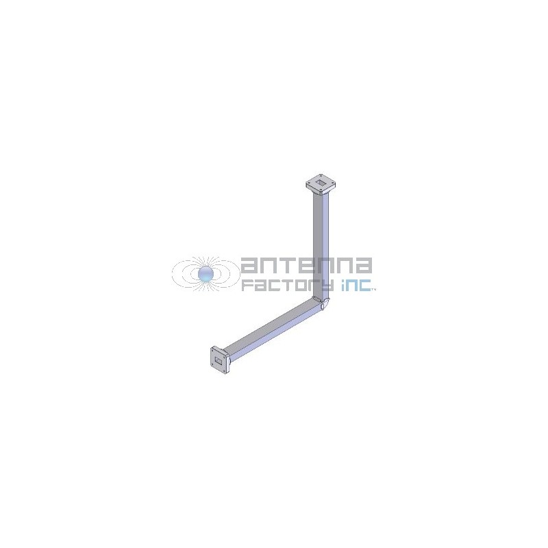 WR-159 Radius Bend (90 Degree  E-Plane), 4.90-7.05 GHz