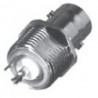 BNC FEM BULKHEAD FRONT MOUNT, INSULATED, S,S,T