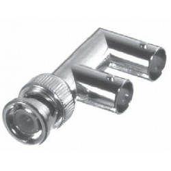 BNC MALE TO DOUBLE BNC FEM F ADAPTER. N.G,D