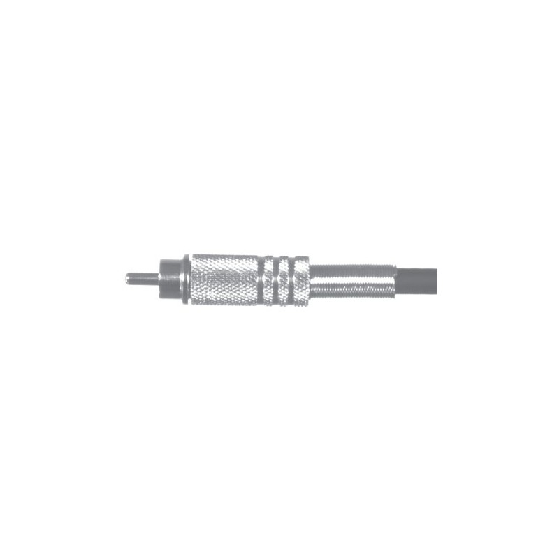 RCA MALE CRIMP, N,N,PP; FOR RG-59/U, WITH INTEGRAL STRAIN RELIEF, CBL GRP D