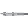 RCA MALE CRIMP, N,N,PP; FOR RG-59/U, WITH INTEGRAL STRAIN RELIEF, CBL GRP D