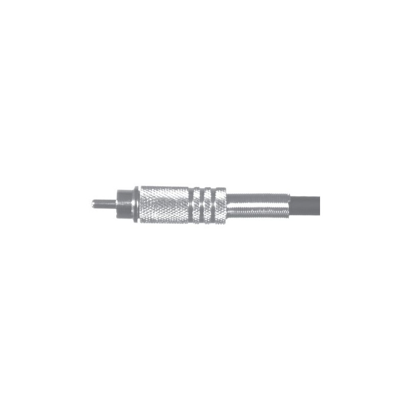 RCA MALE COMPRESSION CRIMP, RG-59, RED RING
